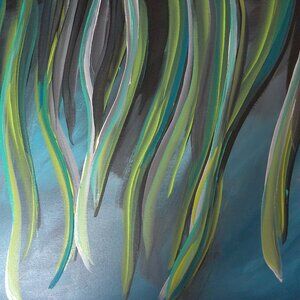 Original Painting by Artist Rachael Potter Untitled Botanical Abstract